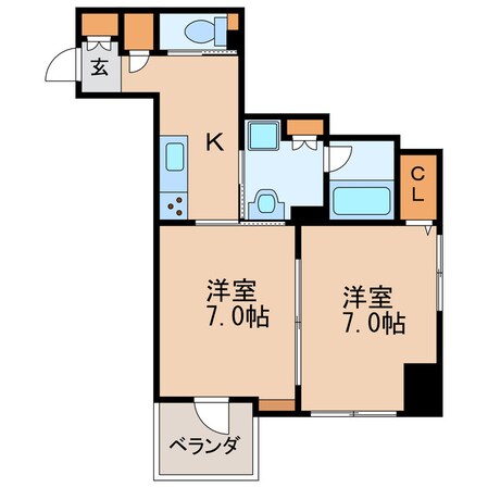 ルーエ錦の物件間取画像